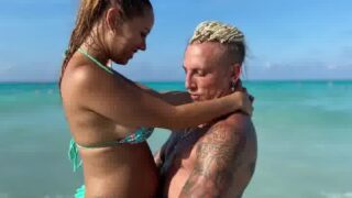 Barby Silenzi and  Boyfriend in beach – Hot leak video