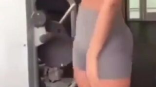 Catherine Paiz hot body  in gym suit