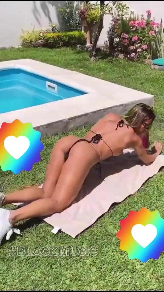 Maria Sol Perez wearing sexy bikini