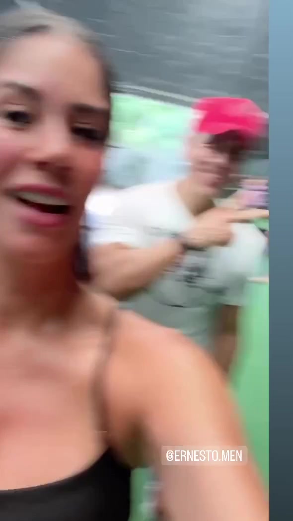 Sofia Yunes and Her Boyfriend in GYM