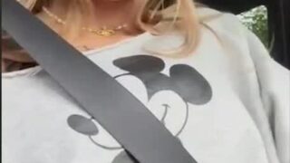 Arikytsya onlyfans leak video – masturbating in a car