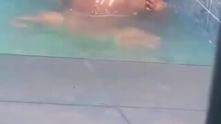 Christine Nampeera onlyfans leak – fucking in the pool
