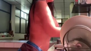 Luisa Espinoza OF leak video – No bra Dish washing