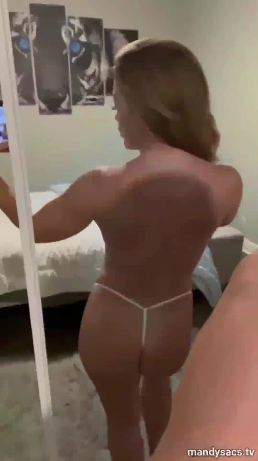 Mandy Rose onlyfans leak – topless show lustful body on cam