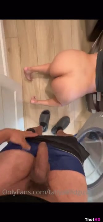 Taliyaandgustavo Homemade Sextape – Got stuck at Washing machine