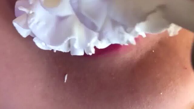 Aroomi Kim onlyfans leak – Creampied in her mouth