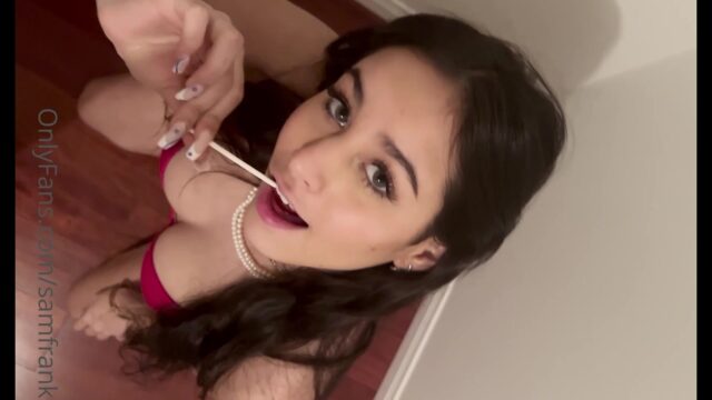 Sam Frank onlyfans leak – She’s just so lustful